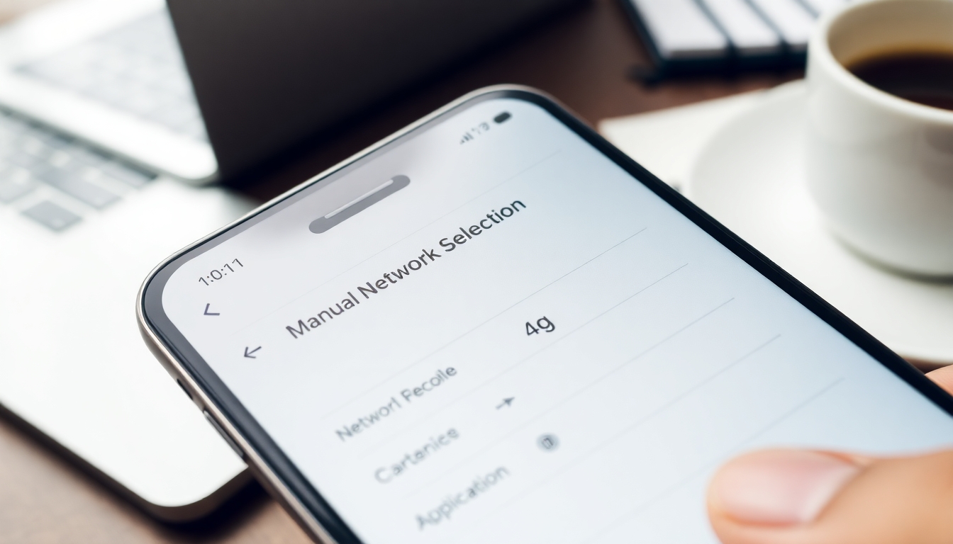 Manuel ağ seçimi ve 4G’ye geçiş