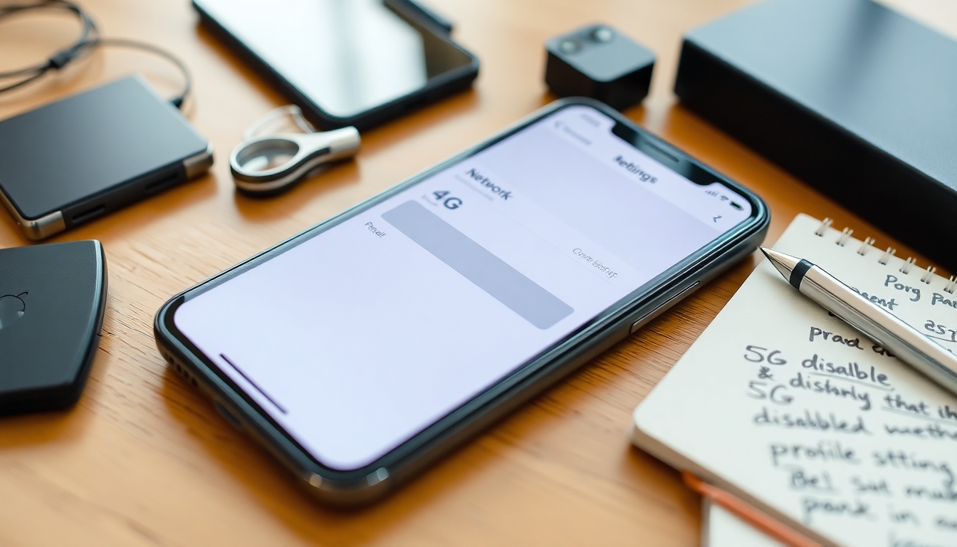 Profil ayarları ve 5G kapatma yöntemleri