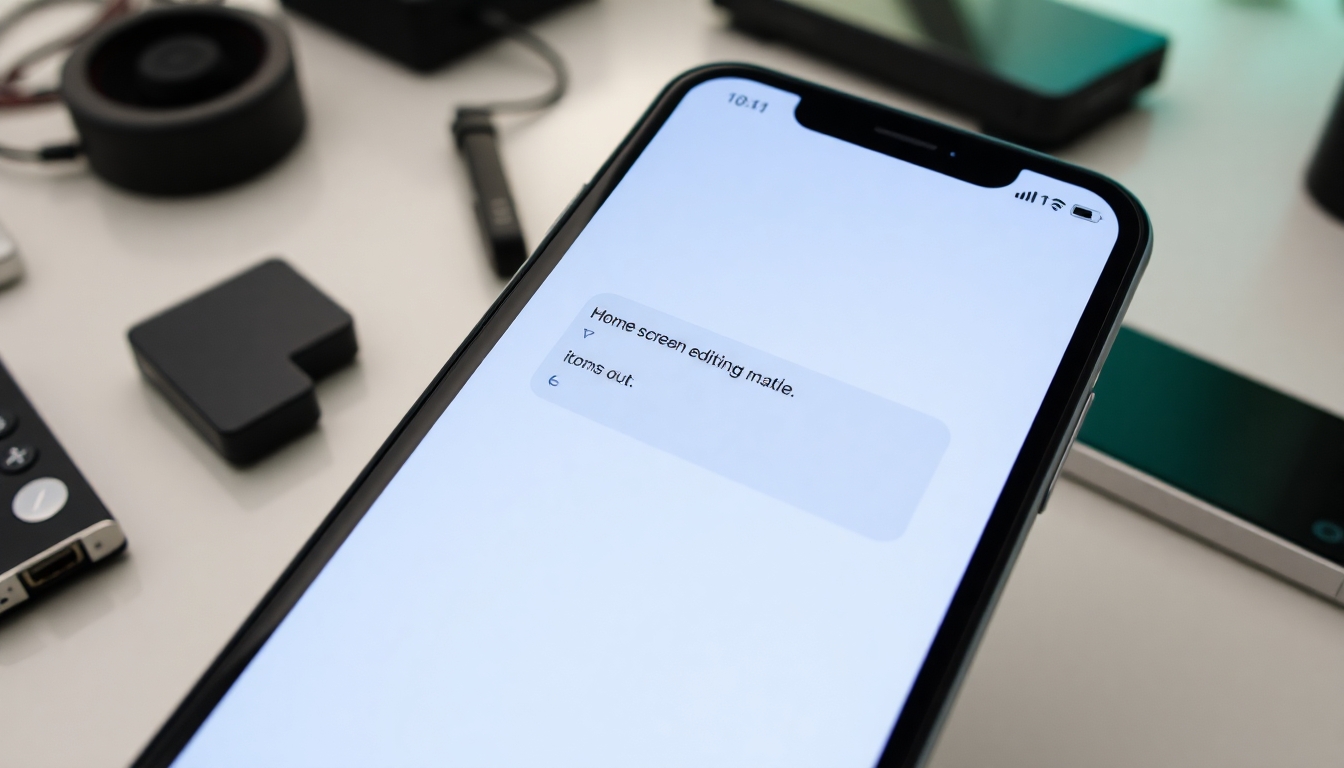iOS sürümü ve ana ekran düzenleme ilişkisi