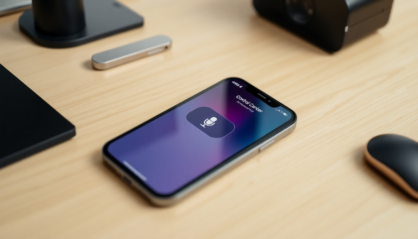 iPhone’da ekran kaydı ses almıyor mu? 3 tıkla düzelt 2 Denetim Merkezi’nden mikrofonu açmak