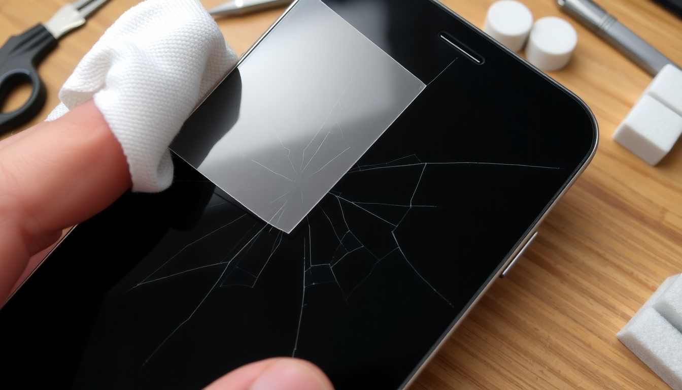 iPhone’da ekran kırıldı ama dokunmatik çalışıyor – Geçici çözüm 6 Geçici ekran koruyucu ve tampon malzemeler kullanmak