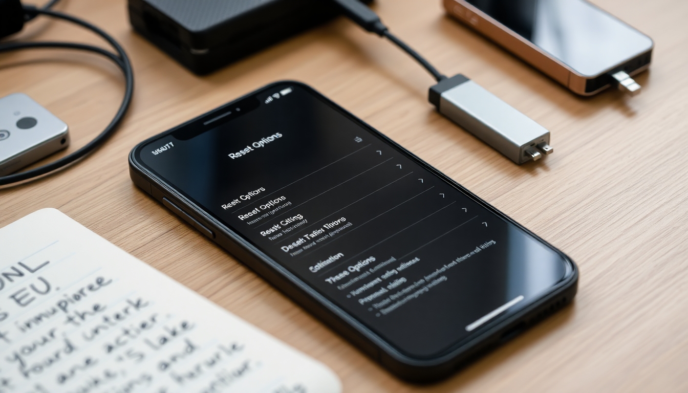 iPhone sıfırlama kavramına genel bakış
