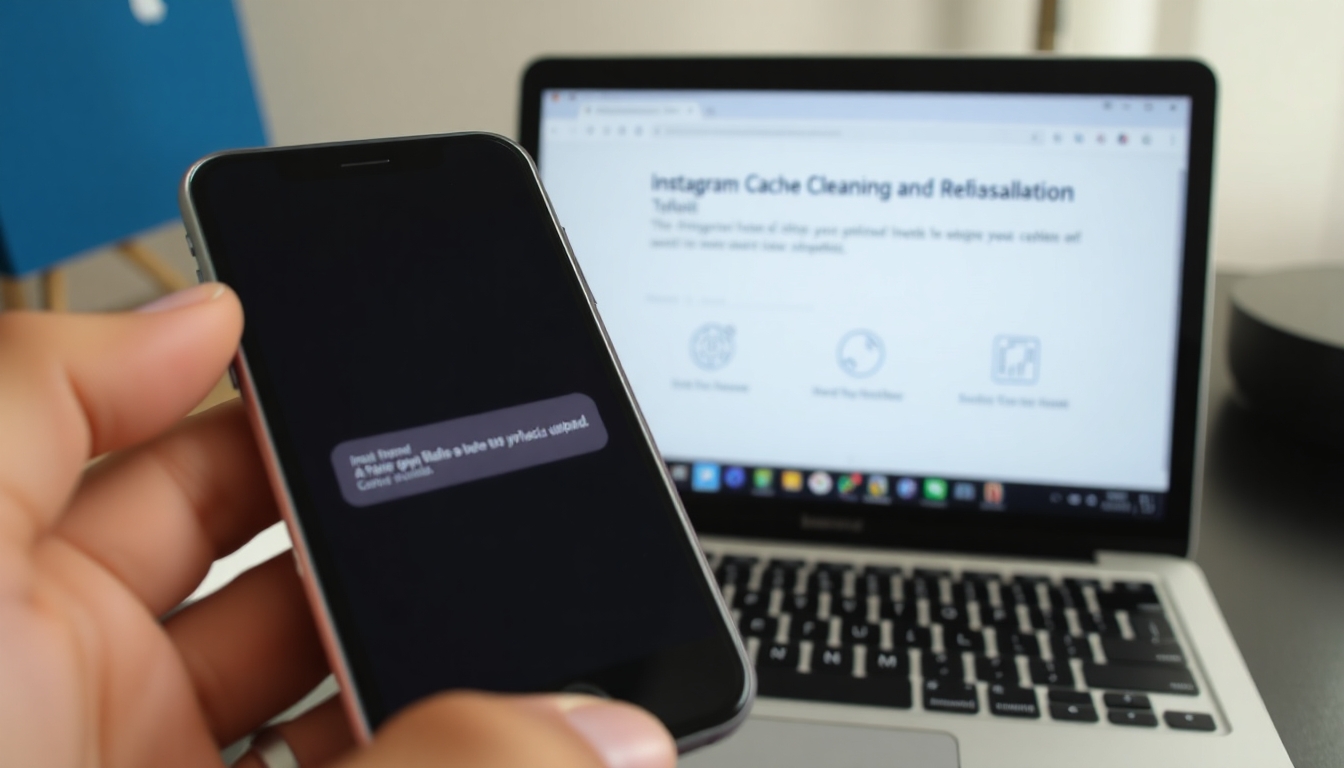 Instagram önbellek temizliği ve yeniden yükleme