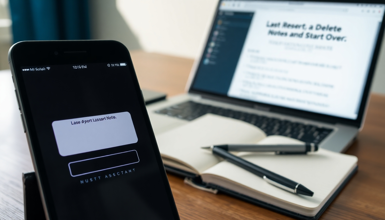 iPhone’da “kilitli notlar” şifresi unutuldu – Kurtarma 10 Son Çare: Notları Silmek ve Yeniden Başlamak