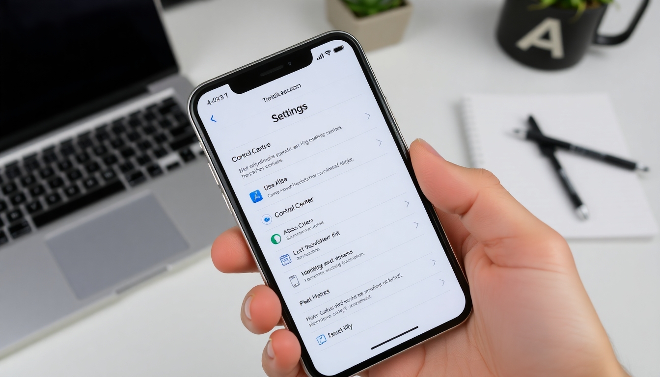 iPhone’da kontrol merkezi aşağı kaymıyor mu? Çözümü 5 Ayarlar Menüsünden Kontrol Merkezi Ayarlarını Kontrol Etmek