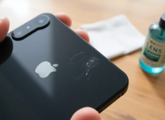 iPhone’da ön kamera lekeyle dolu – Kendin temizle iPhone’da ön kamera lekeyle dolu – Kendin temizle