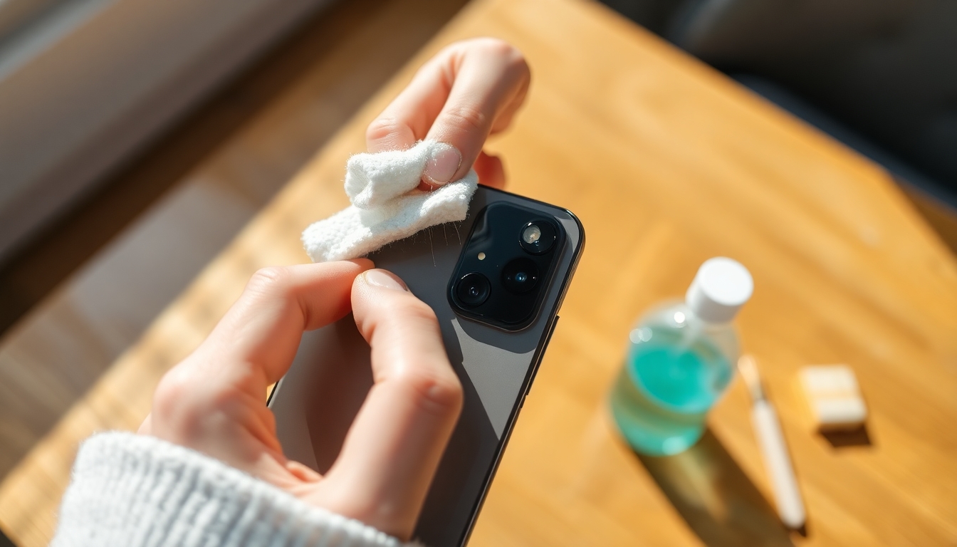 Adım adım ön kamera temizliği