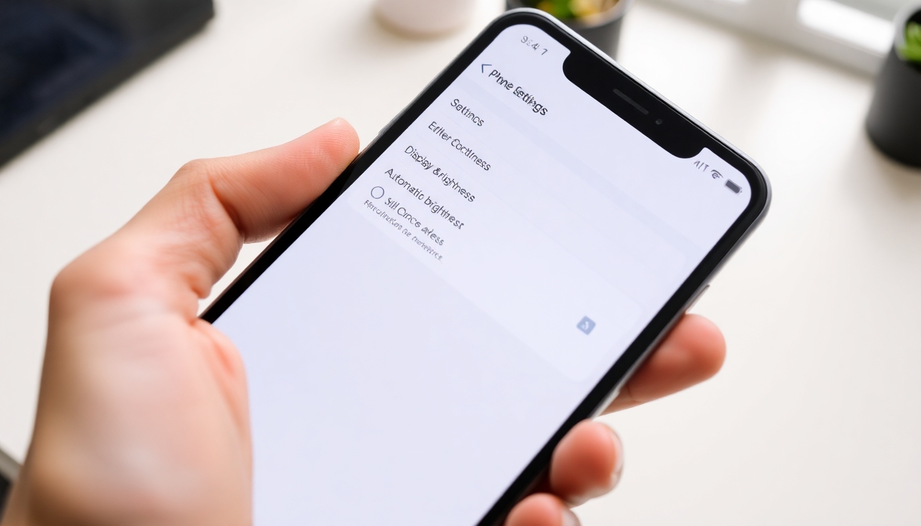 Otomatik parlaklık nasıl kapatılır?