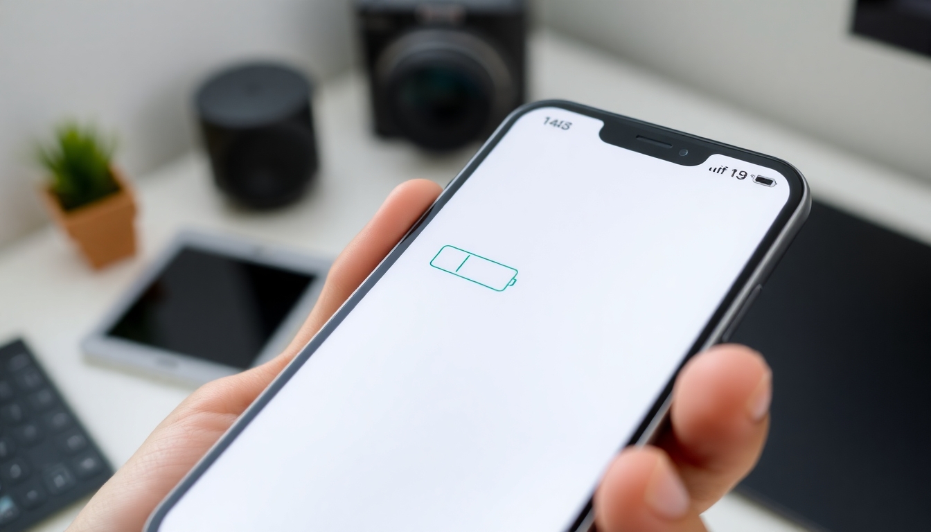 Kontrol Merkezi ile pil yüzdesini görme