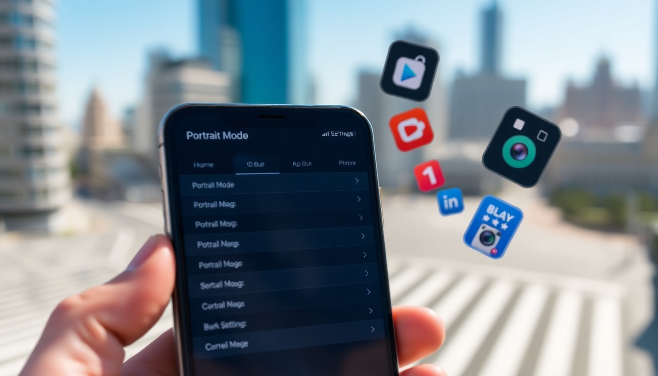 iPhone’da portre modu bulanıklığı az mı? Manuel ayarla 4 Üçüncü parti uygulamalar ile bulanıklık artırmak