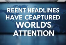 Dünyanın Dikkatini Çeken Son Günlerin Önemli Haberleri Recent Headlines That Have Captured the World's Attention