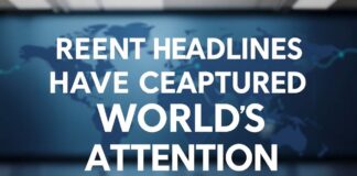 Dünyanın Dikkatini Çeken Son Günlerin Önemli Haberleri Recent Headlines That Have Captured the World's Attention