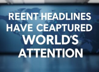 Dünyanın Dikkatini Çeken Son Günlerin Önemli Haberleri Recent Headlines That Have Captured the World's Attention