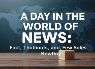 Haberler Dünyasında Bir Gün: Gerçekler, Düşünceler ve Bir Kaç Öykü A Day in the World of News: Facts, Thoughts, and a Few Stories